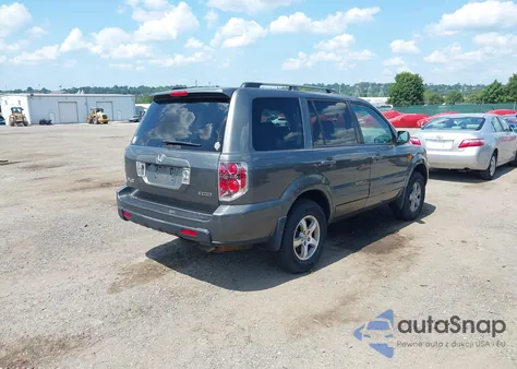 2007 Honda Pilot Ex-L из США, поврежденный, VIN 2HKYF18637H521534